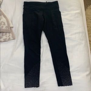 Black Lululemon Reflective Leggings
